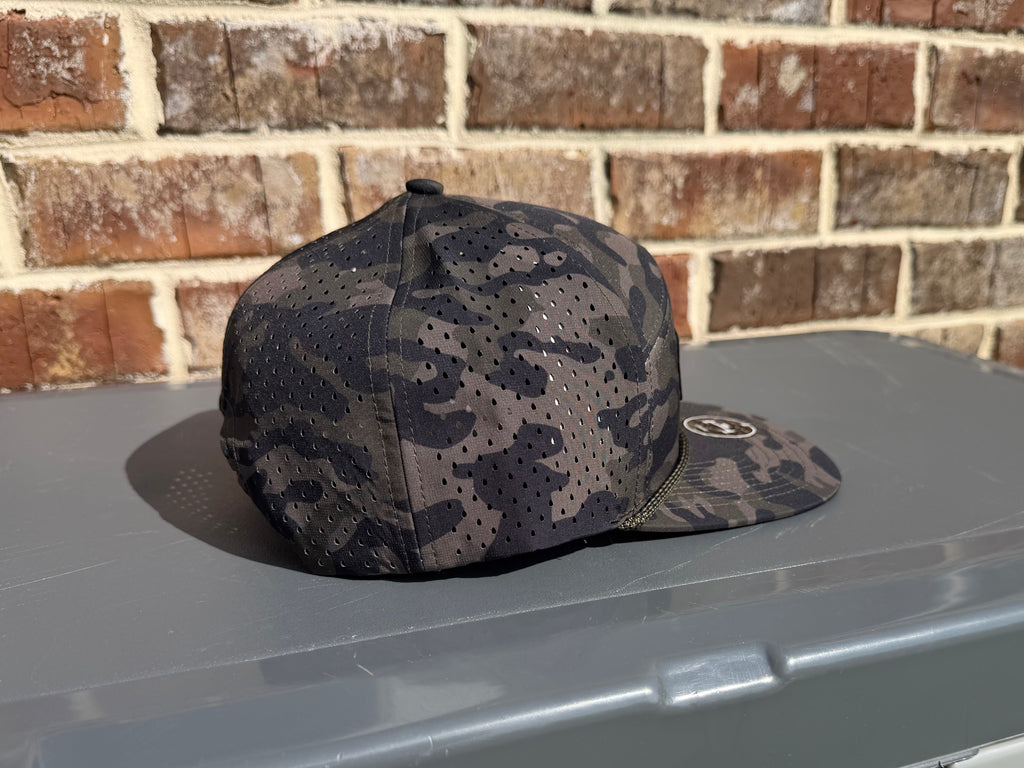 AFIN Midnight Camo 7 Panel Hat