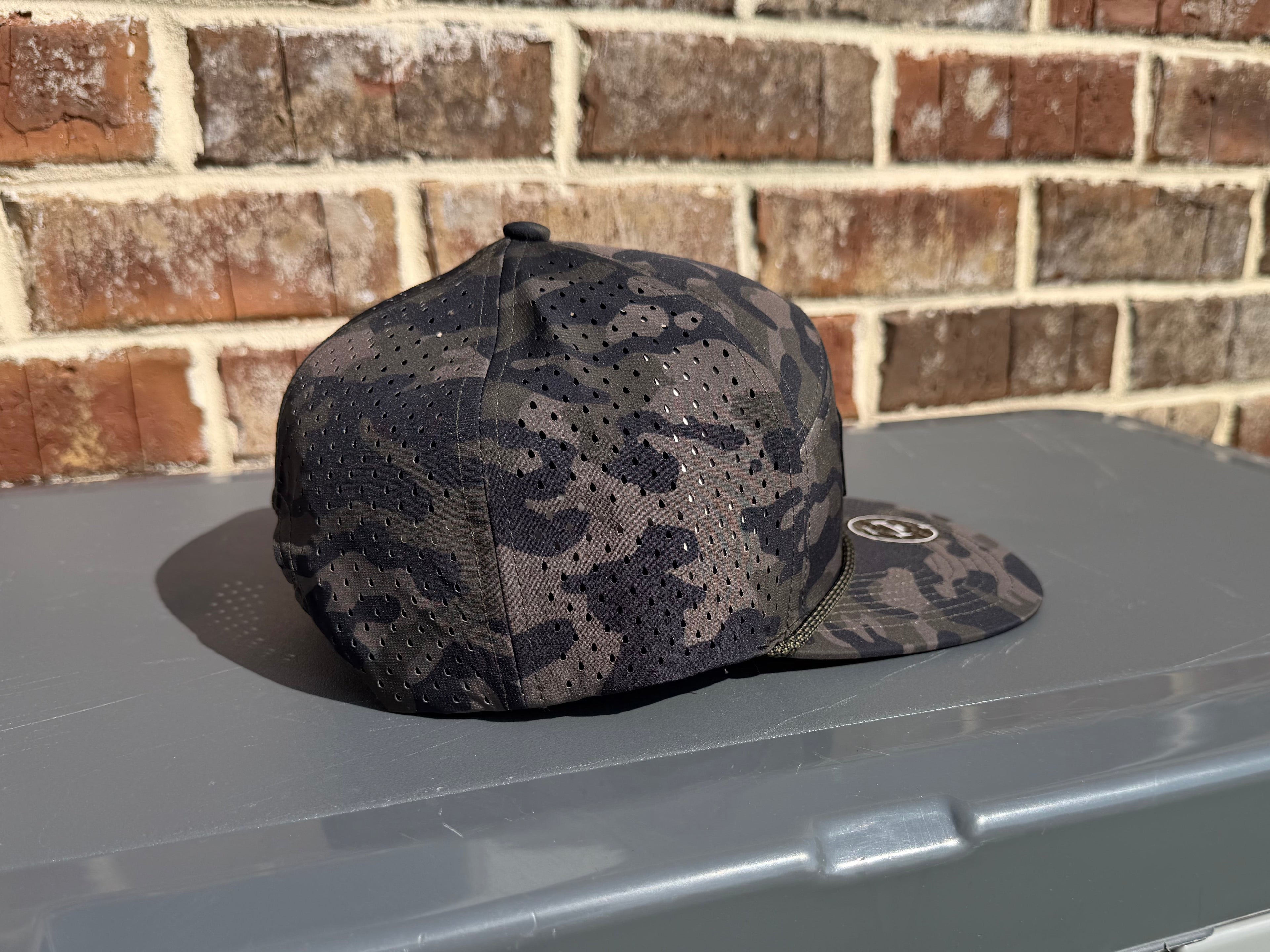 AFIN Midnight Camo 7 Panel Hat