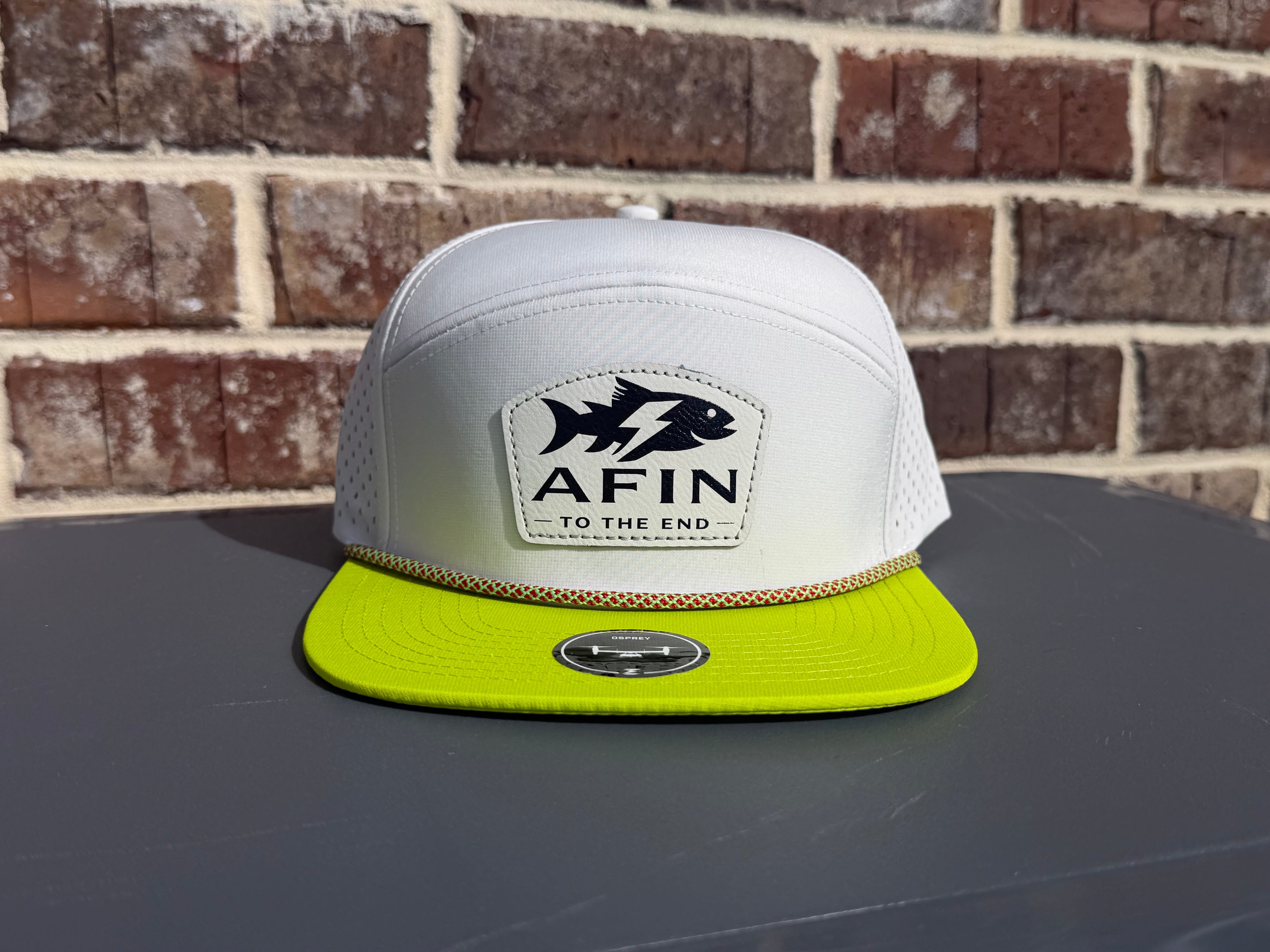 AFIN High Voltage 7 Panel Rope Hat (White Patch)