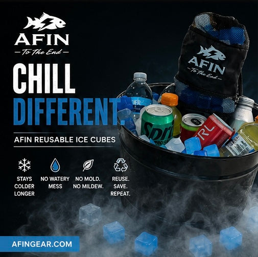 AFIN Reusable Ice (400 Cubes)