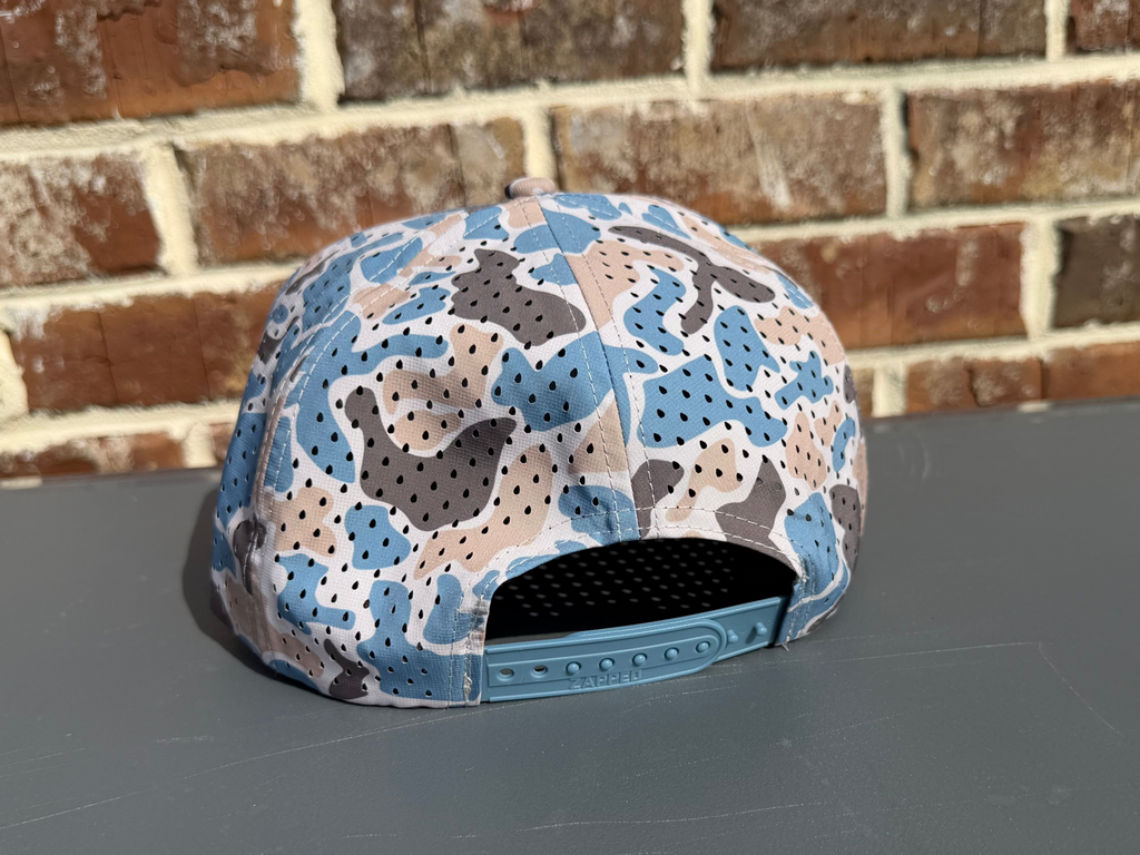 AFIN Bluewater Camo 7 Panel Hat