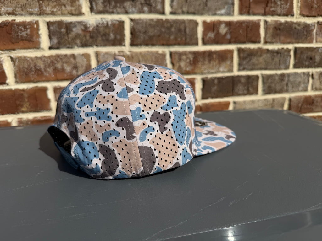 AFIN Bluewater Camo 7 Panel Hat