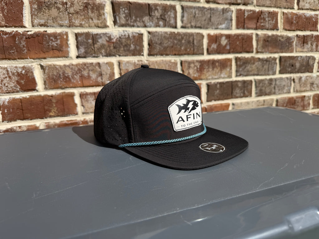 AFIN Midnight Tide 7 Panel Rope Hat